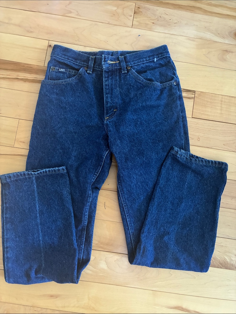 Lee Men’s Navy Straight Leg Jeans